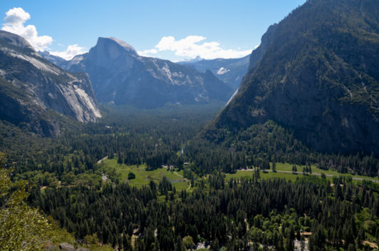 Yosemite-upper-falls-valley