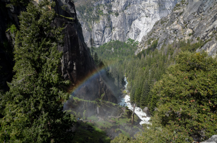Yosemite-vernall-falls-rainbow-mist-c-w-bound